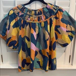THML Multicolor Abstract Blouse